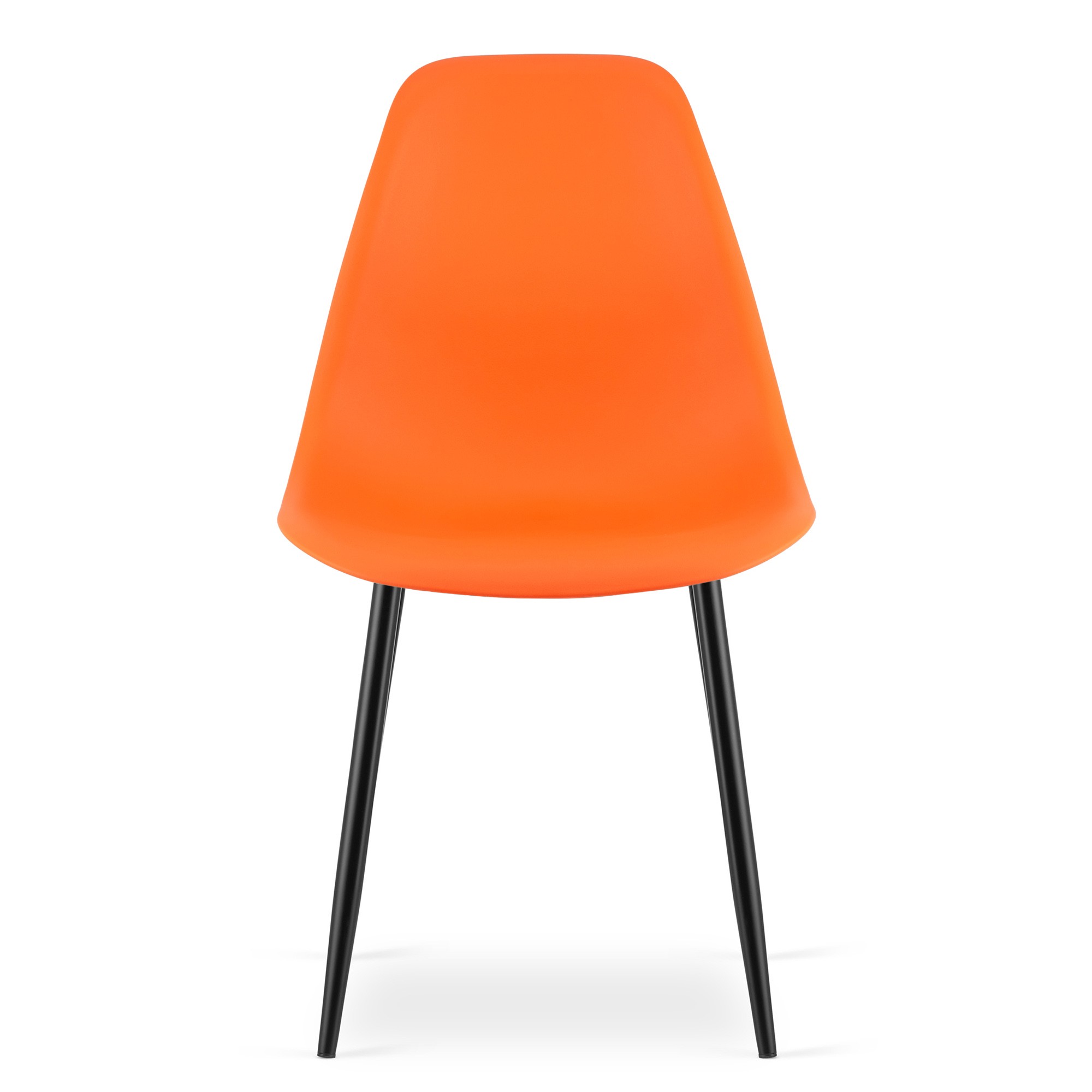 Krzesło Polipropylenowe Do Jadalni MEBLIVA Kidor 52 x 47 x 46 cm - Czarne