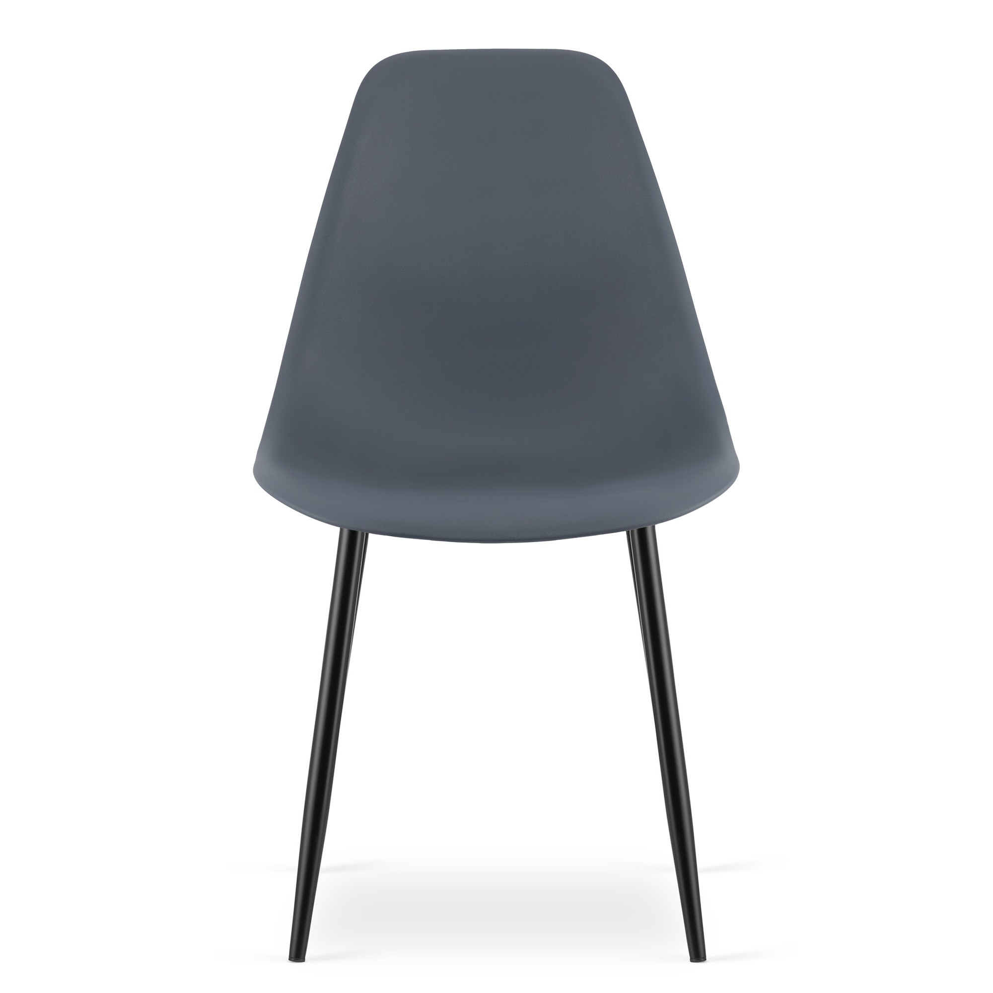 Krzesło Polipropylenowe Do Jadalni MEBLIVA Kidor 52 x 47 x 46 cm - Czarne
