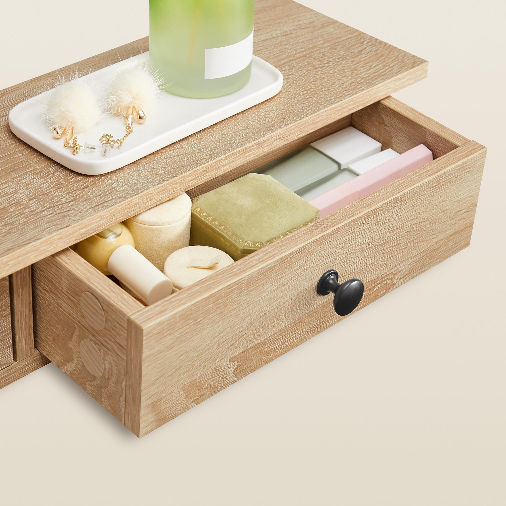 Szafa Wisząca Z Półkami Płyta MDF Sonoma MEBLIVA Point 65 x 15 x 10 cm