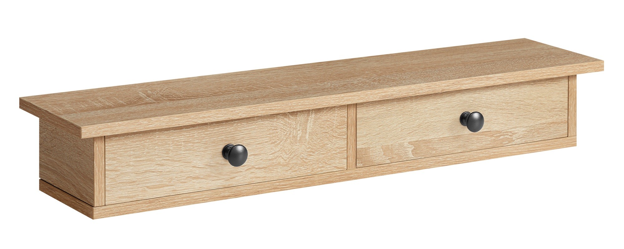 Szafa Wisząca Z Półkami Płyta MDF Sonoma MEBLIVA Point 65 x 15 x 10 cm