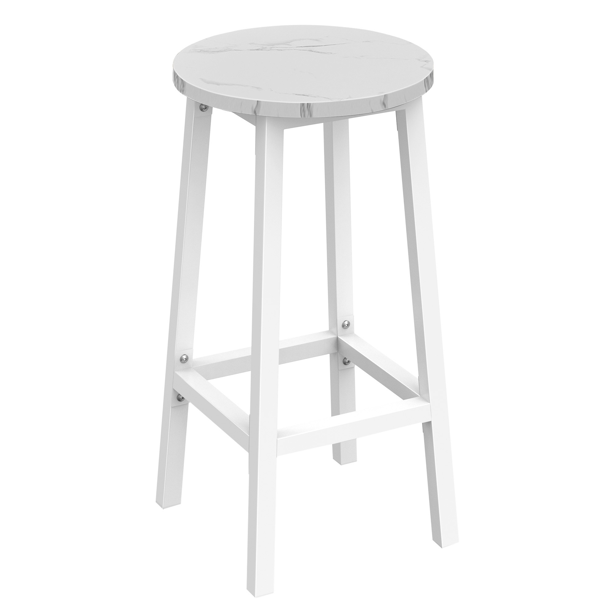 Hoker Kuchenny Regulowany Metalowy MEBLIVA Mabo 32 x 65 cm - Biały