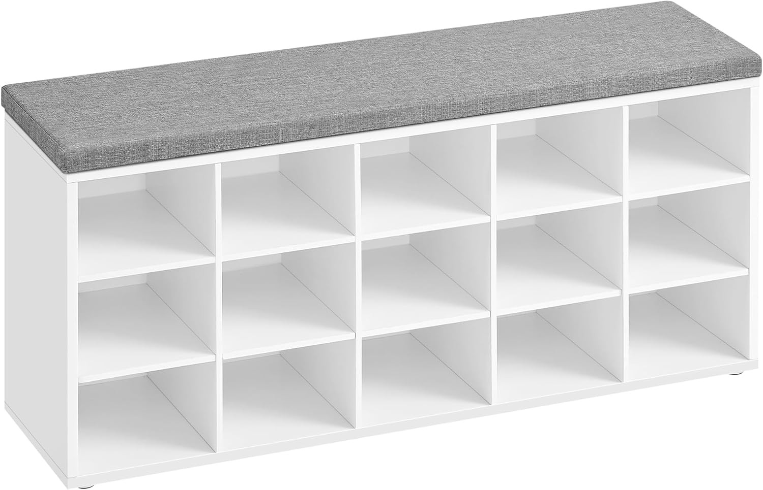 Szafka Na Buty Do Przedpokoju MEBLIVA Sudi 105 x 30 x 48 cm - Biała