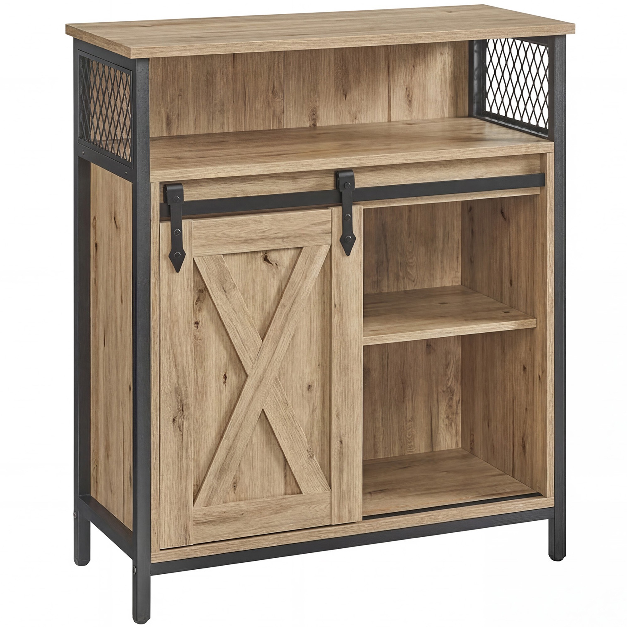 Komoda Drewniana Z 3 Szufladami MEBLIVA Tipon 70 x 30 x 80 cm - Biała