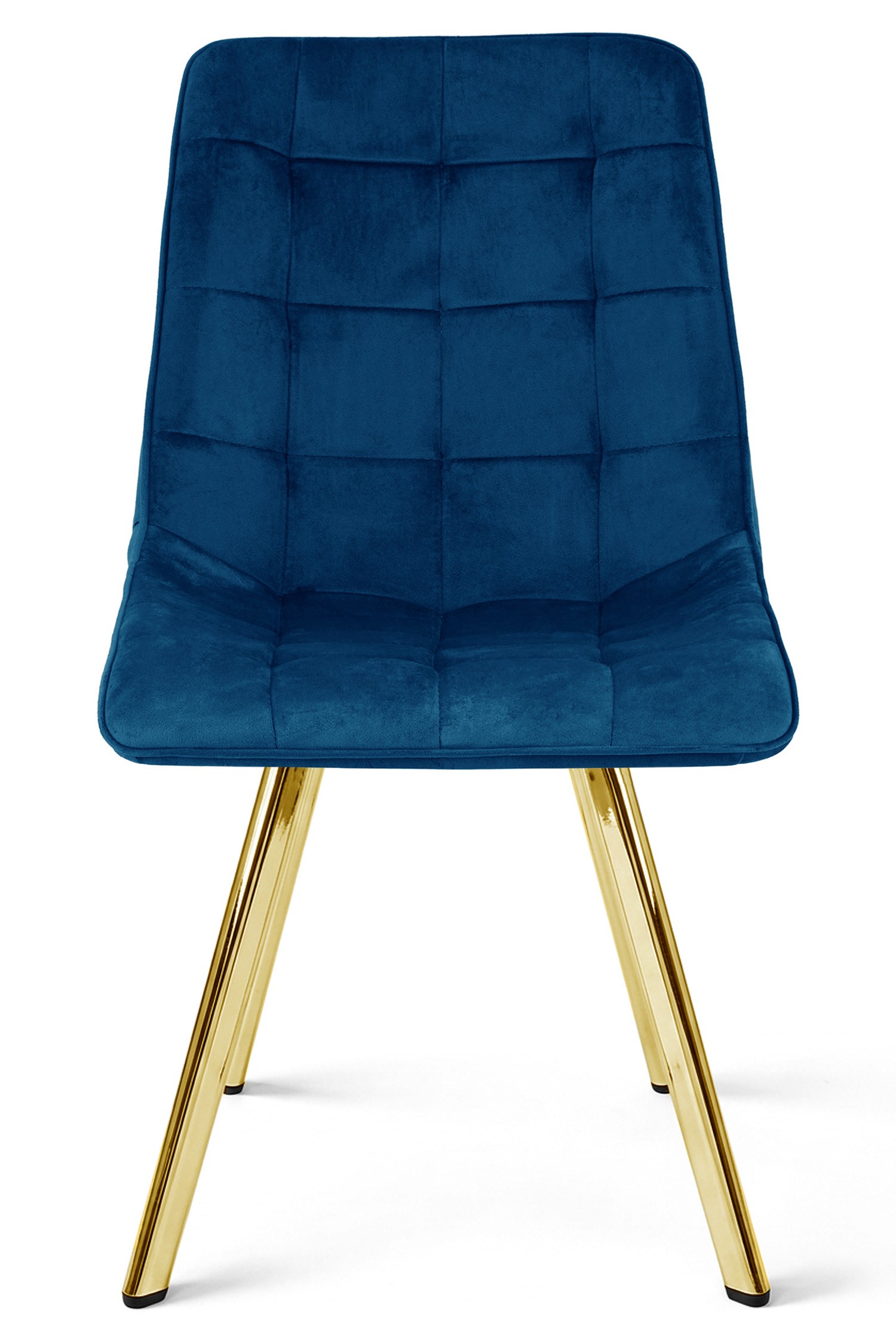 Krzesło Welurowe Do Jadalni MEBLIVA Denon 61 x 51 x 52 cm - Złote