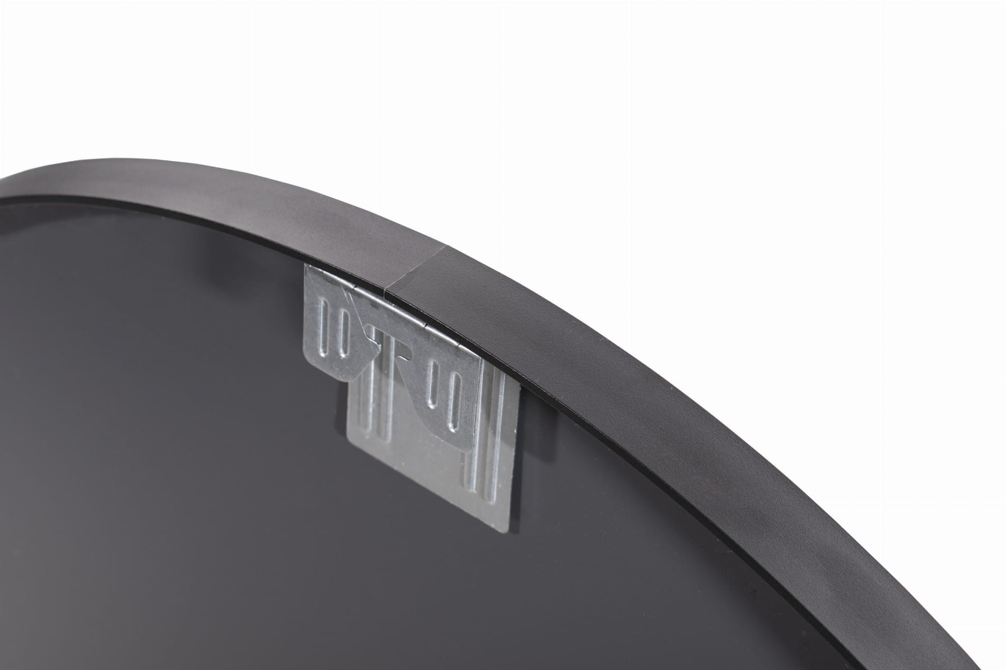 Lustro MEBLIVA Relul Okrągłe 60 cm Średnicy - Czarne