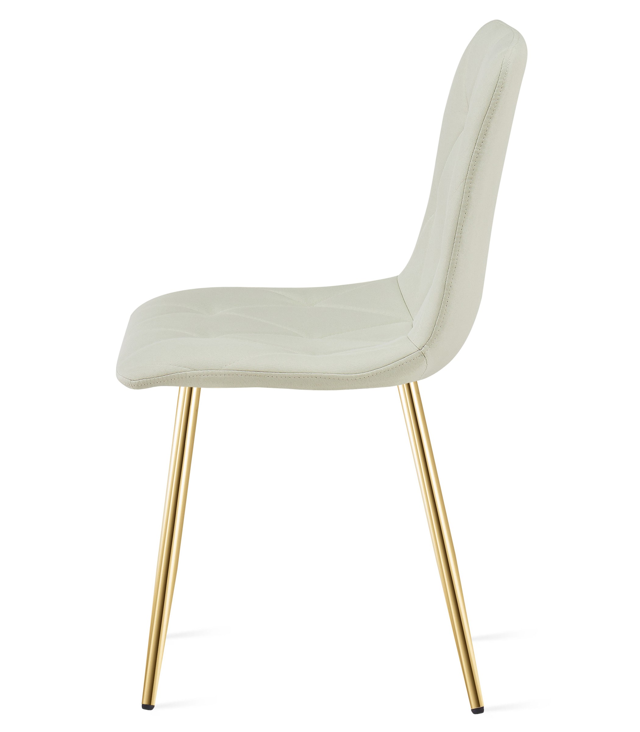 Krzesło MEBLIVA Telo 61x52x41 cm - Złote