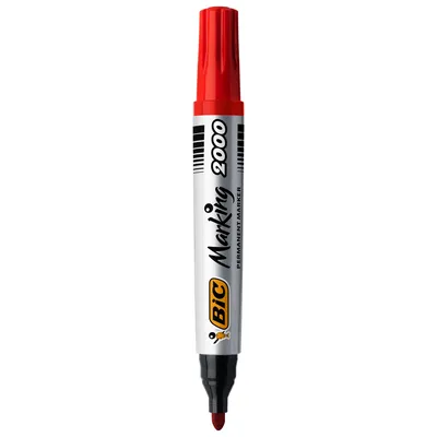 BIC Marking 2000 ECOlutions Marker Z Okrągłą Końcówką 1 Sztuka - Czerwony