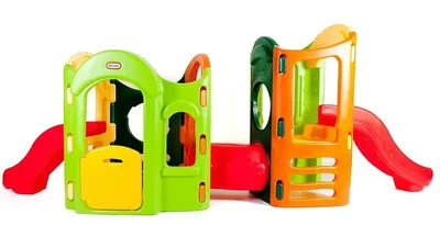 Plac Zabaw 8 w 1 Drewniany Wielofunkcyjny Little Tikes 160 x 90 x 50 cm
