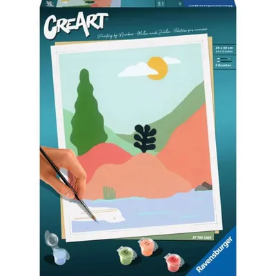 Malowanie Po Numerach Krajobraz Minimalistyczny RAVENSBURGER Creart 23642