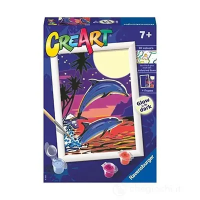 Malowanie Po Numerach Przygody Delfinów RAVENSBURGER Creart 20259