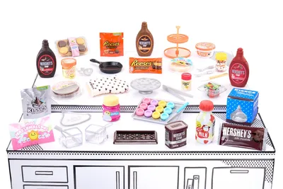 Zestaw Miniaturowych Czekoladek Hersheys Make It Mini 4 szt Mga Miniverse