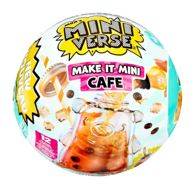 Zestaw Mini Kawiarni Make It Mini Foods Cafe Miniverse Series 4 Mga