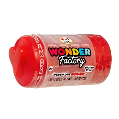 Masa Plastyczna Never Dry Dough Single Mga Wonder Factory - Czerwona