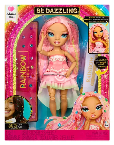 Rainbow High Lalka Adeline Rose Be Dazzling 597797 Zestaw