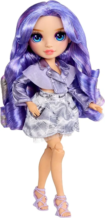 Lalka Mody Rainbow High Violet Do Ubierania Z Akcesoriami