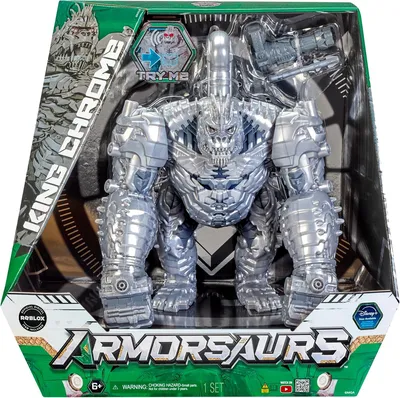 Figurka Armorsaurs Villain King Chrome Akcyjna Dla Dzieci Mga 252566