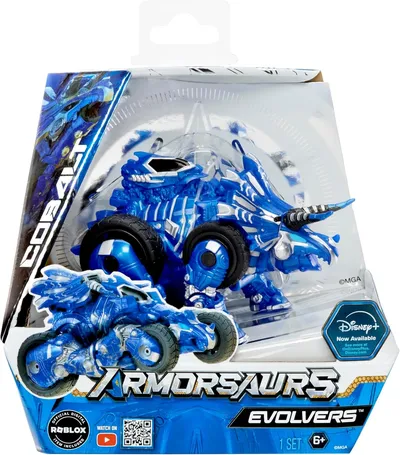 Figurka Armorsaurs Evolver Cobalt Dinozaur Transformujący Mga 556459
