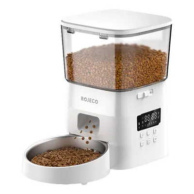 Inteligentny Dozownik Karmy ROJECO Pet Feeder 2l - Biały