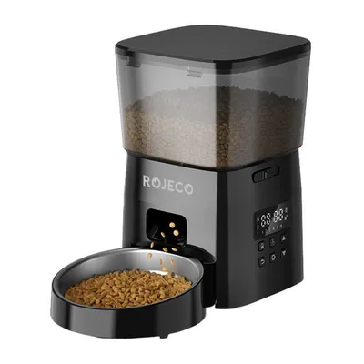 Inteligentny Dozownik Karmy ROJECO 2l Pet Feeder Button Version