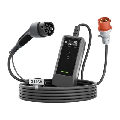 Ładowarka EV Przenośna DÉ 11kW 15m Type 2