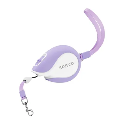 Smycz Automatyczna ROJECO Mini Pet 3m - Fioletowa