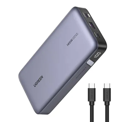 Powerbank UGREEN PB205 25000mAh 145W USB 2XUSB-C (Szary)