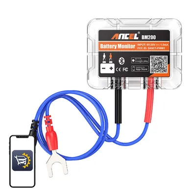 Tester Akumulatora ANCEL BM200 BT Bezprzewodowy 6-20V