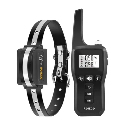 Obroża Antyszczekowa ROJECO PD529 1000m - Czarna