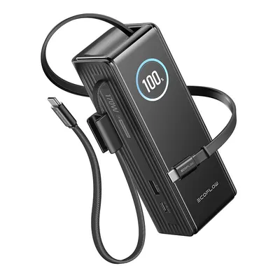 Powerbank ECOFLOW RAPID 25000mAh 170W Wbudowane Kable - Srebrny