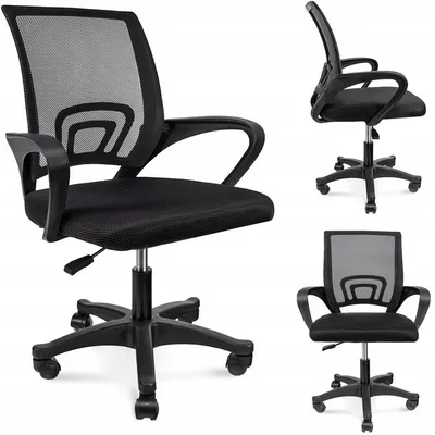 Fotel Biurowy SMART, Kolor - Czarny