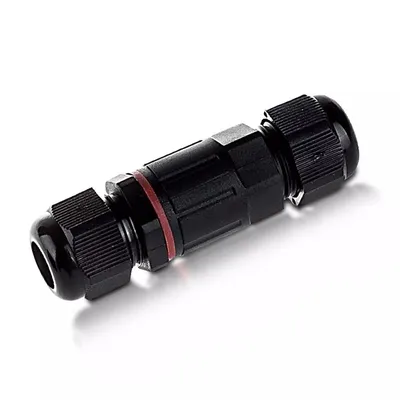 Złączka Mufa Hermetyczna 2X3PIN Średnica Przewodu 4-6,5MM IP68 V-TAC VT-792 - Czarna