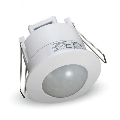 Czujnik Ruchu Sufitowy 360ST Wpuszczany Okrągły V-TAC VT-8029 - Biały