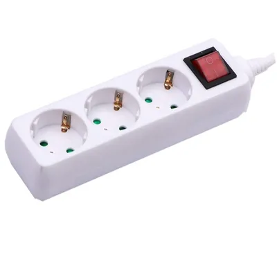 Przedłużacz 3 Gniazda Z Włącznikiem V-TAC (3g 1.5MM2 x 5m) VT-1113 - Biały