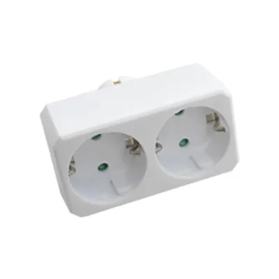 Rozgałęźnik 2X 10/16A 250V V-TAC VT-1006 - Biały