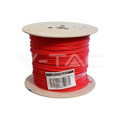 Kabel Przewód Solarny Paneli PV 6MM2 500mb V-TAC - Czerwony