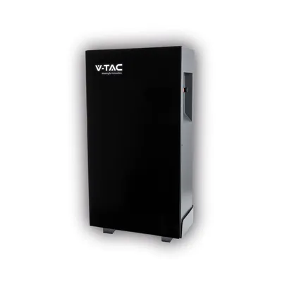 Magazyn Bank Energii V-TAC Szklany Front 16.07KWH 314AH/51.2V LIFEPO4 BMS VT-16076B 10 Lat Gwarancji - Czarny