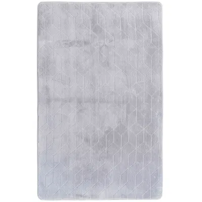 Dywan Rabbit 150x80 cm Miękki Puszysty Do Salonu Sypialni - Silver
