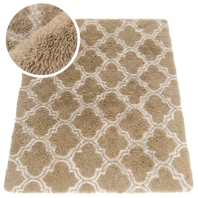 Dywan Shaggy Decor 200x140 cm Do Salonu I Sypialni - Khaki