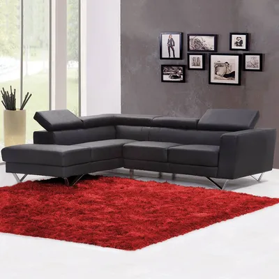 Dywan Shaggy 90x60 cm Do Salonu I Sypialni - Czerwony