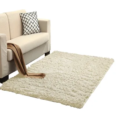 Dywan Shaggy 200x140 cm Miękki Puszysty Do Salonu - Beżowy
