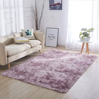 Dywan Shaggy Ombre 200x160 cm Do Salonu I Sypialni - Różowy