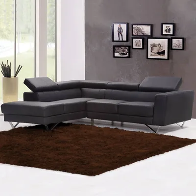 Dywan Shaggy 170x120 cm Do Salonu I Sypialni - Ciemnobrązowy