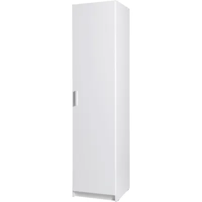 Szafa Wąska 47cm PARMA 01 Biały Alpejski / Biały Połysk