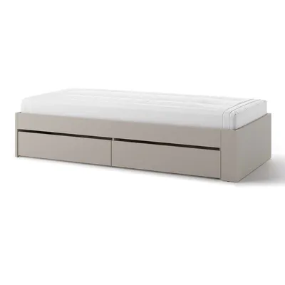 Łóżko Rozsuwane 90x200 Clay Gray WOOW WO12