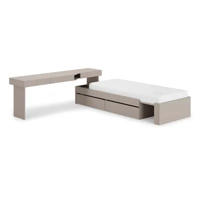 Meble Młodzieżowe WOOW SET 03l Szampański / Clay Grey