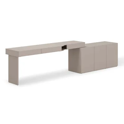 Meble Młodzieżowe WOOW SET 04l Szampański / Clay Grey