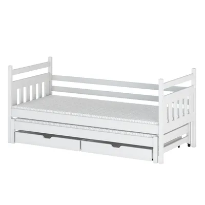 Drewniane Łóżko Podwójne FAWN 90x200