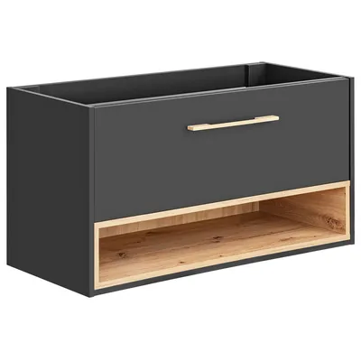 Szafka Pod Umywalkę HILTON 825 Szary / Dąb Artisan WYPRZEDAŻ
