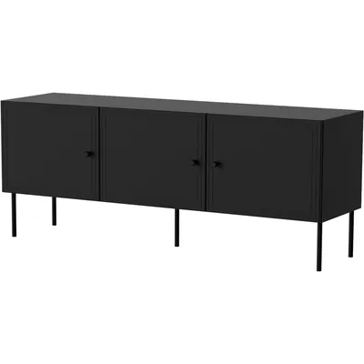 Komoda RTV LAZZO BIS 150 Czarny Mat
