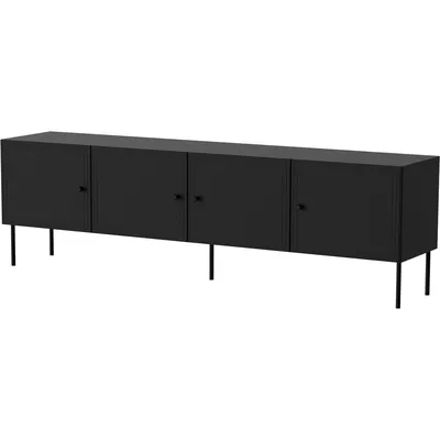 Komoda RTV LAZZO BIS 200 Czarny Mat